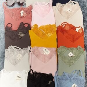 BiBi Lace Trim Camisole